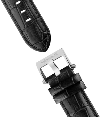 Ingersoll I12401 Row Automatic Black Leather Strap