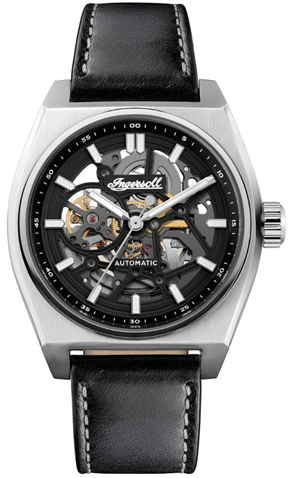 Ingersoll I14301 Vert Automatic Black Leather Strap