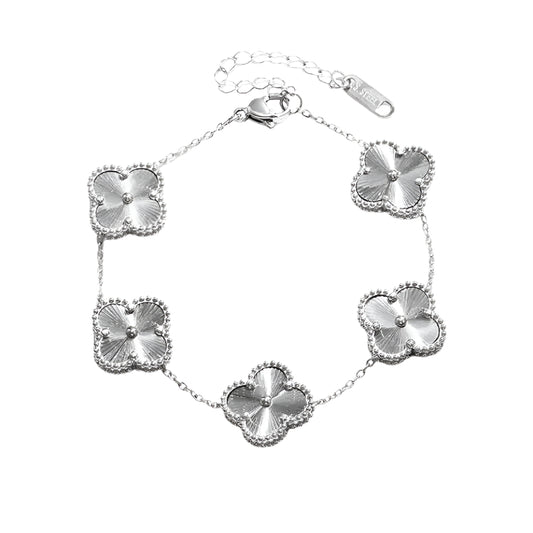 N00965G Riviera Stainless Steel Bracelet with Zirconia