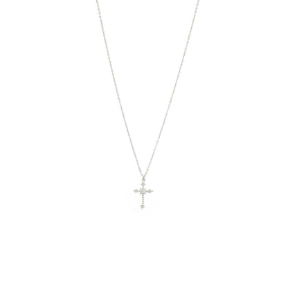 Ballerina Necklace With Zirconia GM208W In Platinum Plated Silver