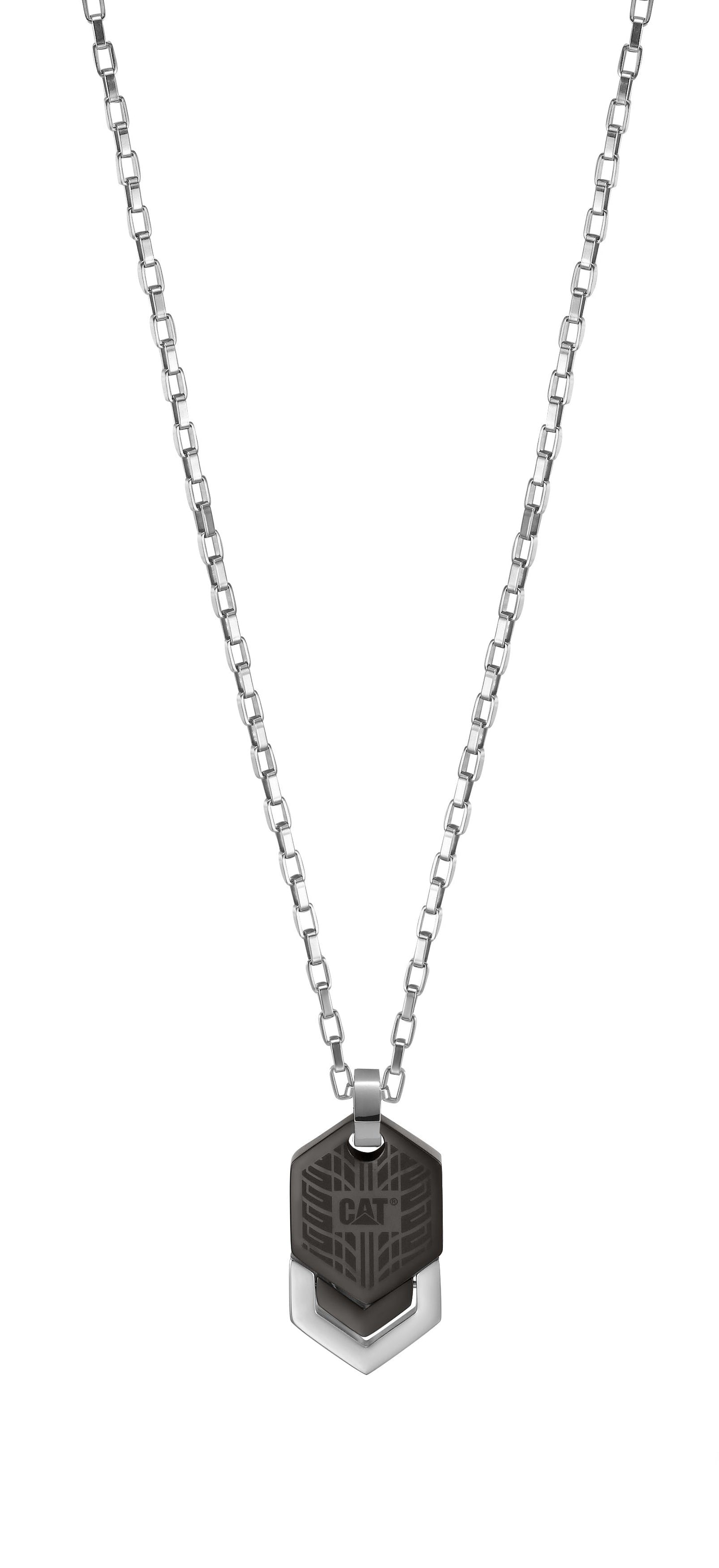 Cerruti CIAGN2216803 Tuberutti Men's Steel Tiger Eye Necklace