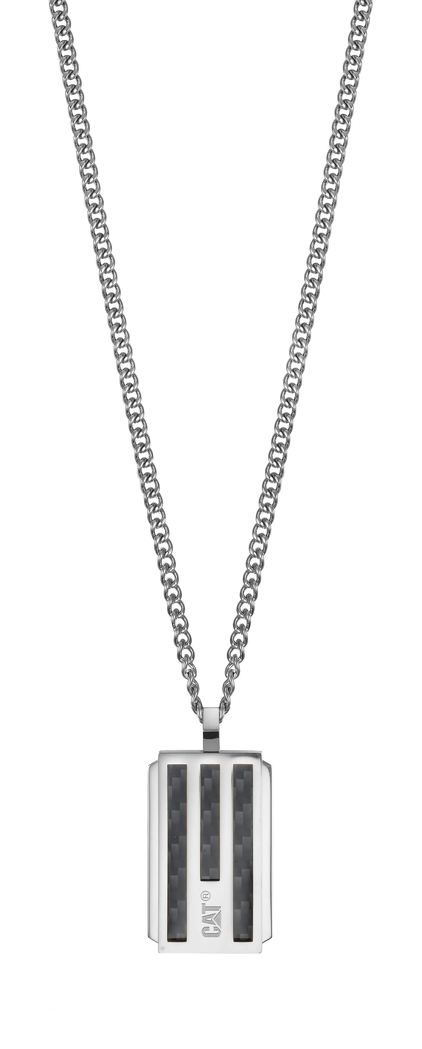 Cerruti CIAGN2216803 Tuberutti Men's Steel Tiger Eye Necklace