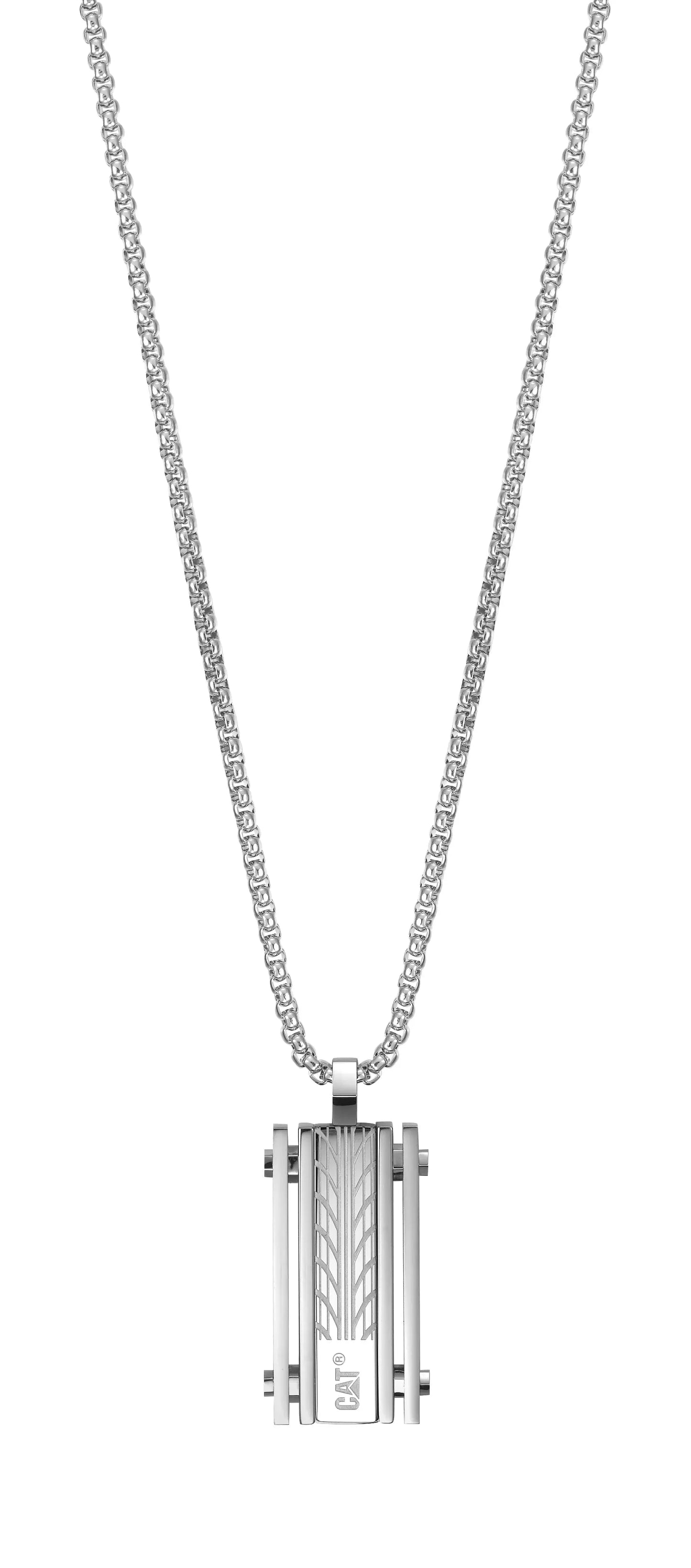 Cerruti CIAGN2216803 Tuberutti Men's Steel Tiger Eye Necklace