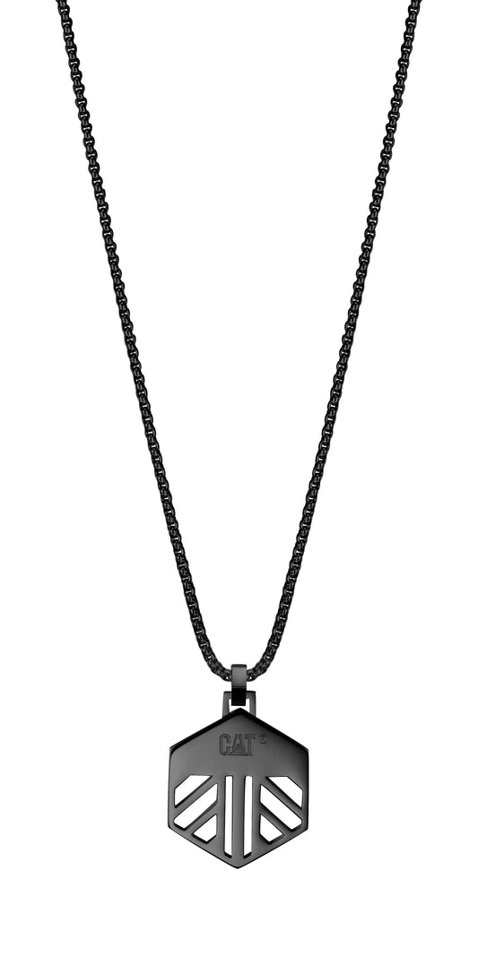 Cerruti CIAGN2216803 Tuberutti Men's Steel Tiger Eye Necklace