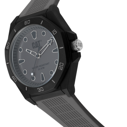CATERPILLAR JA11025512 Octa Shield Grey Silicon Strap