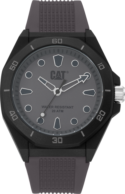 CATERPILLAR JA11025512 Octa Shield Grey Silicon Strap
