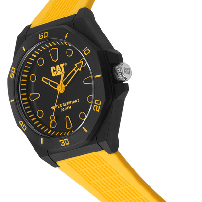 CATERPILLAR JA11027117 Octa Shield Yellow Silicon Strap