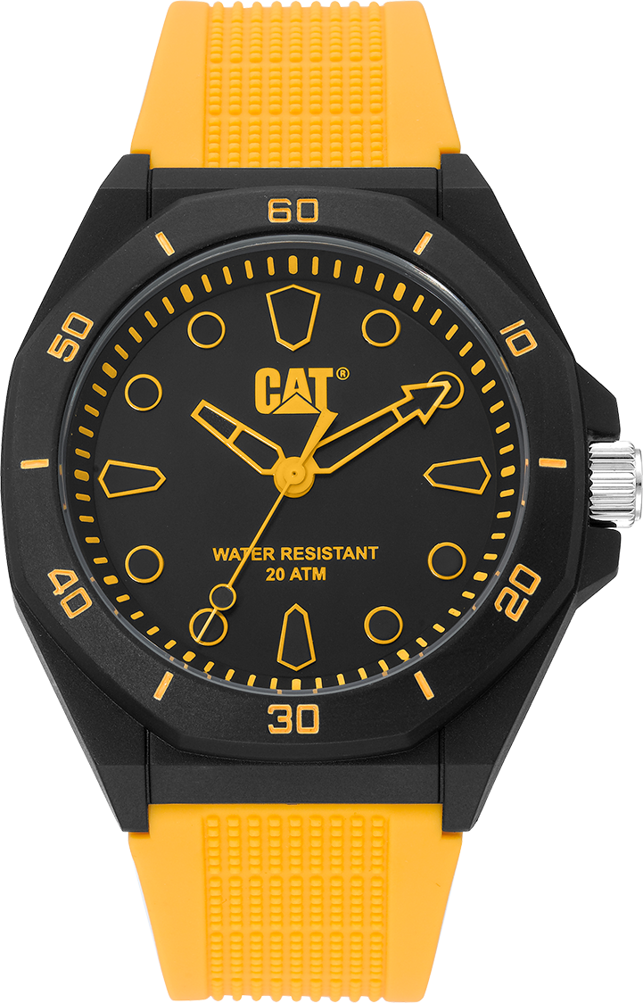 CATERPILLAR JA11027117 Octa Shield Yellow Silicon Strap