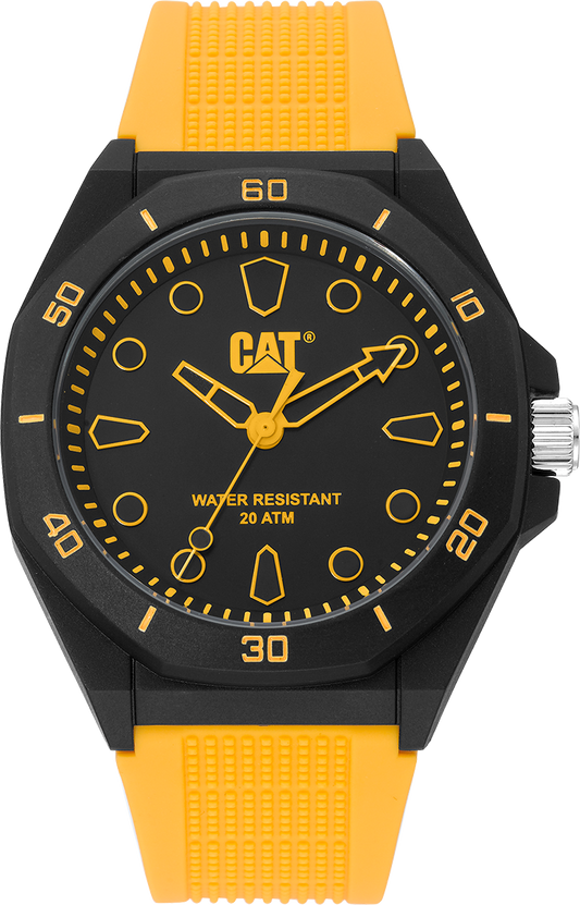 CATERPILLAR JA11027117 Octa Shield Yellow Silicon Strap