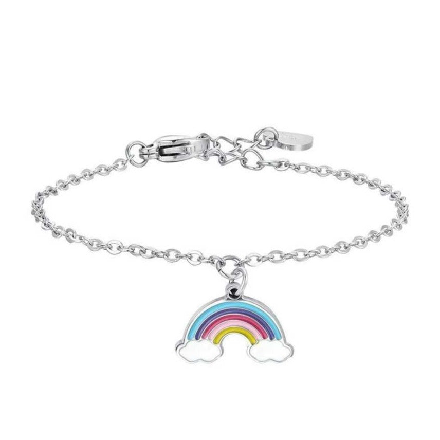 Luca Barra JB100 Children's Steel Bracelet with Heart