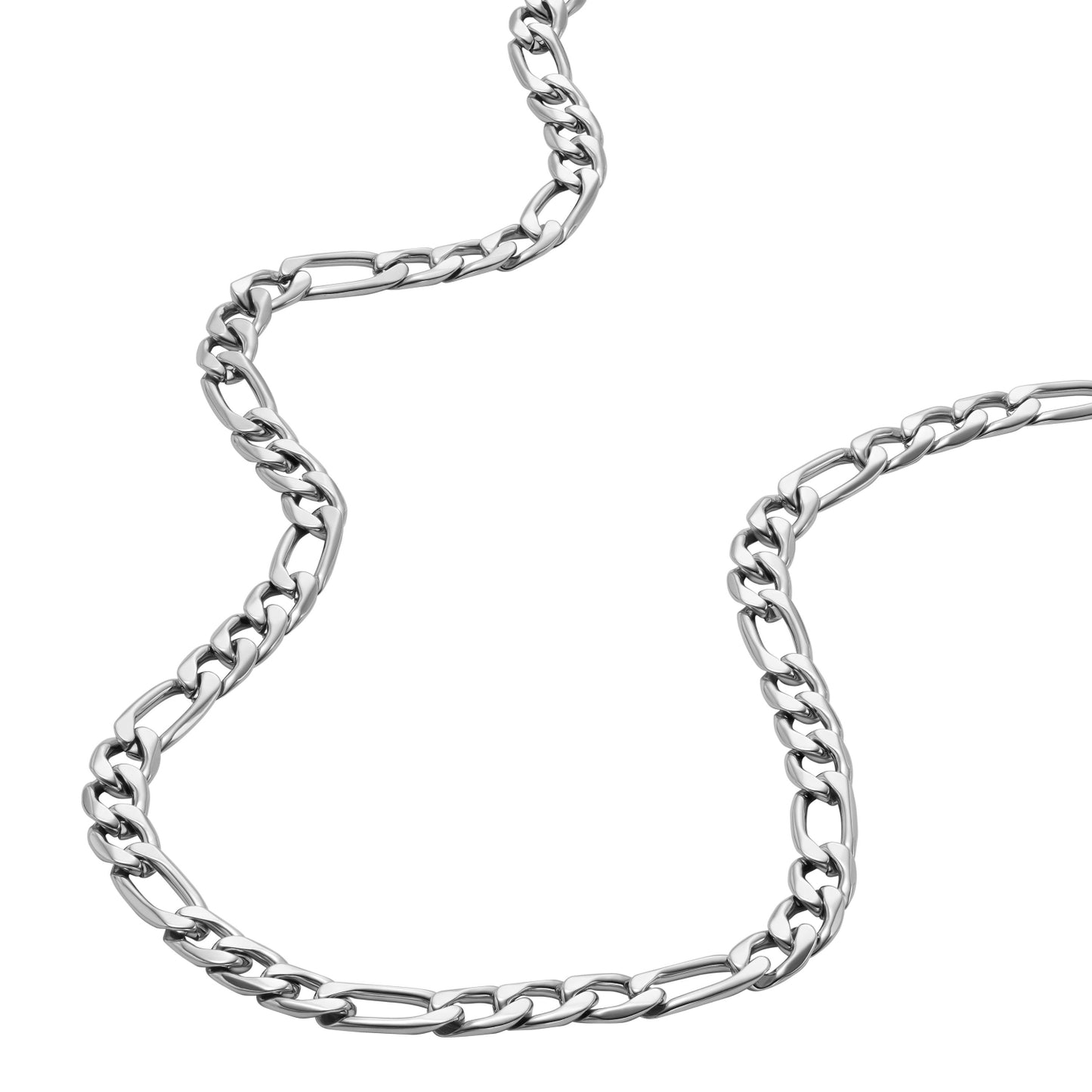 Fossil JF04098040 Men's Chevron Necklace In Steel