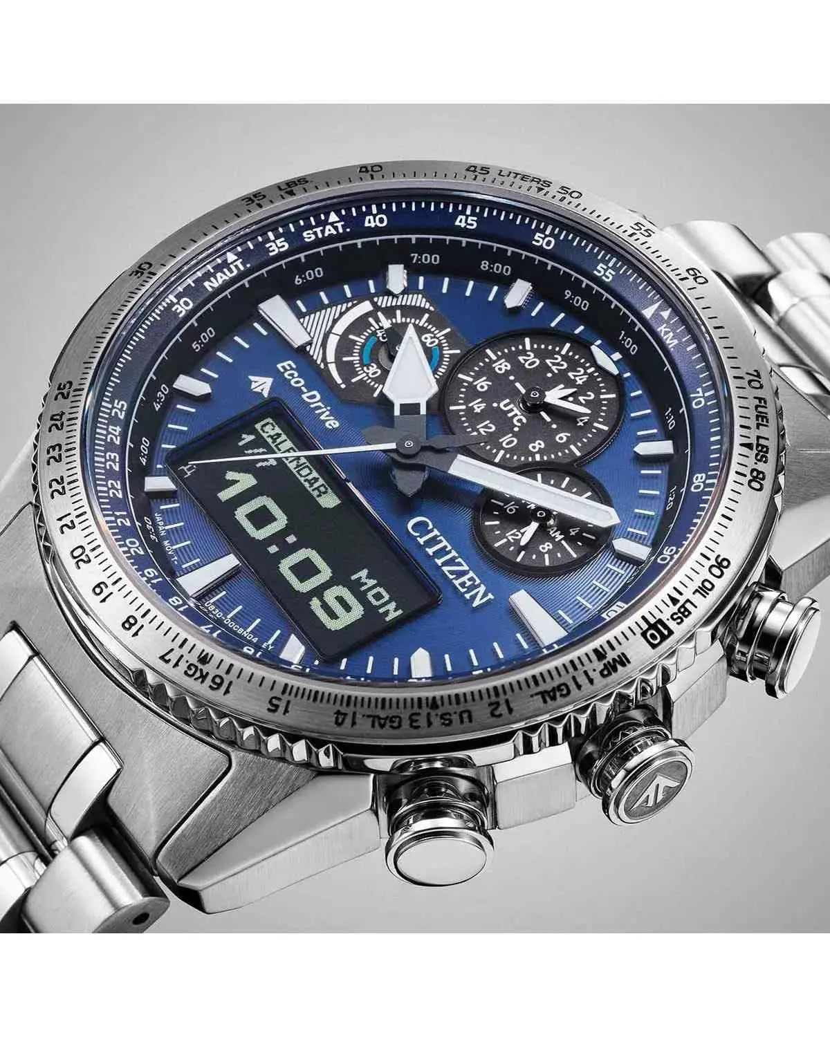 Citizen JV2000-51L Promaster Sky Eco-Drive Stainless Steel Bracelet