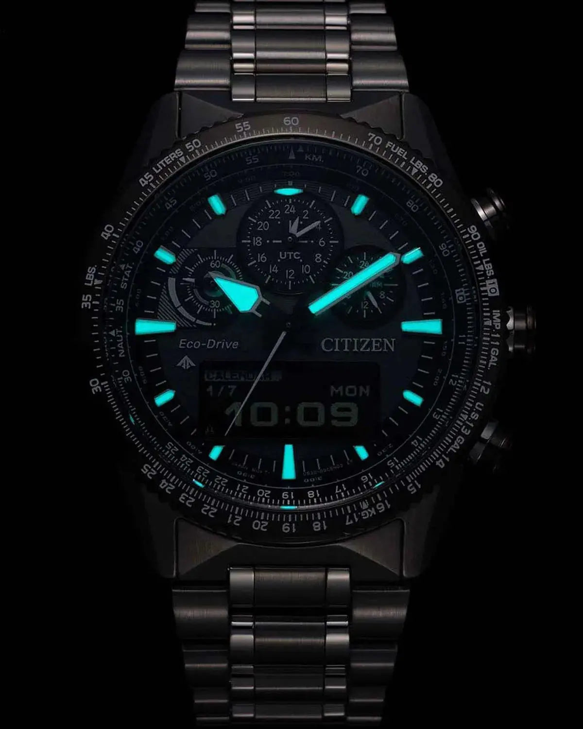 Citizen JV2006-55H Promaster Sky Eco-Drive Stainless Steel Bracelet