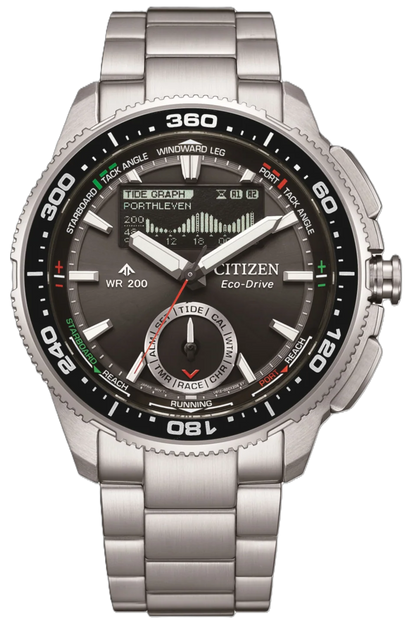 Citizen JV3001-53E Promaster Wave Tracker Eco-Drive Stainless Steel Bracelet