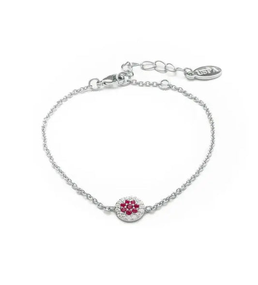 U.S. POLO JW3171BR Βραχιόλι Ματάκι Από Ορείχαλκο με Ζιργκόν