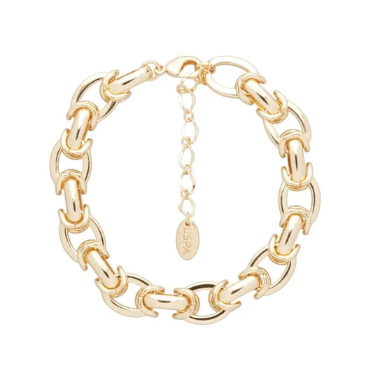 U.S. POLO JW3256BR Βραχιόλι Helen Από Επιχρυσωμένο Ορείχαλκο
