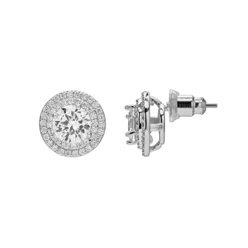 U.S. POLO JW5048EA Σκουλαρίκια Cristal Από Ορείχαλκο με Ζιργκόν
