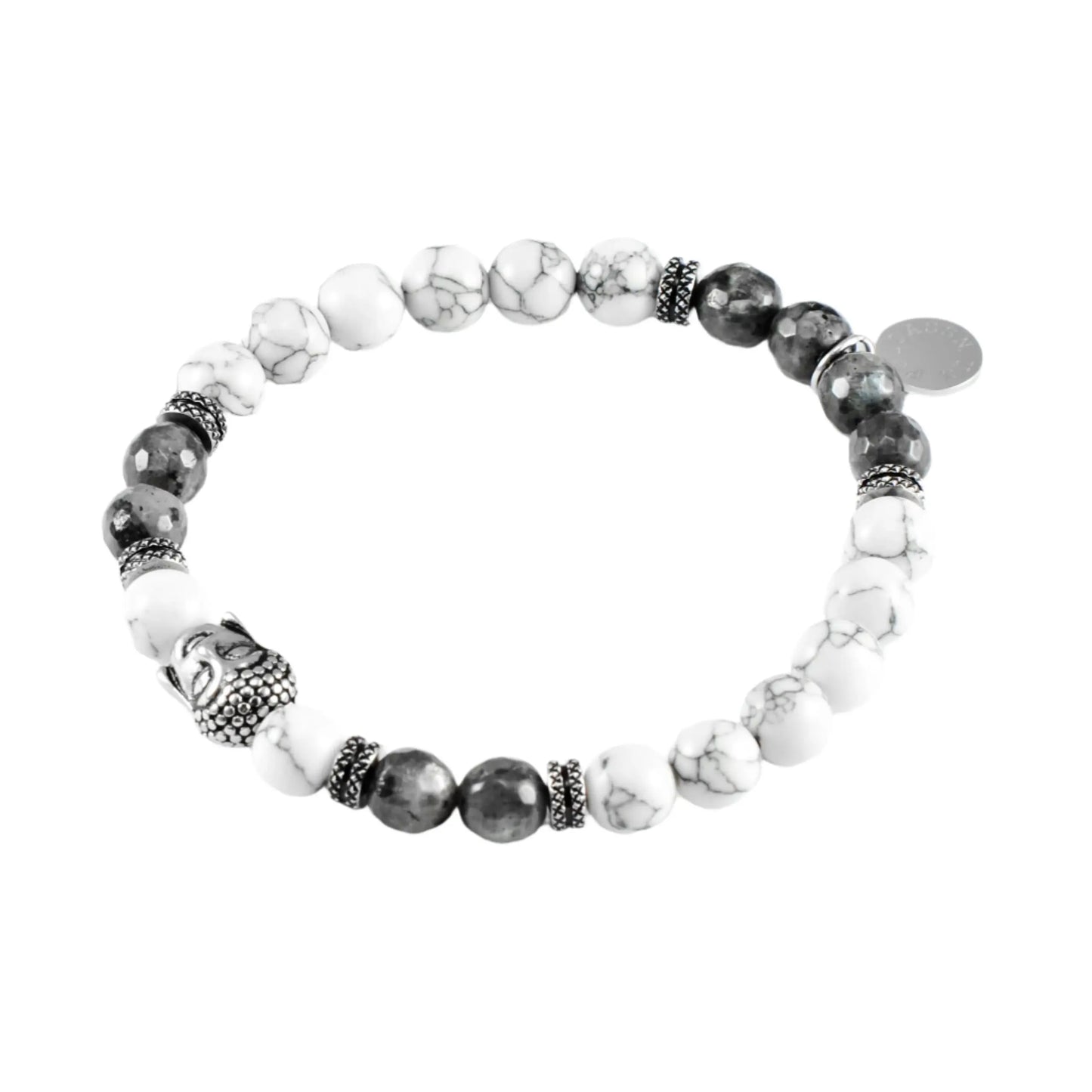 US POLO JW9210BR Men's Steel and Leather Bracelet