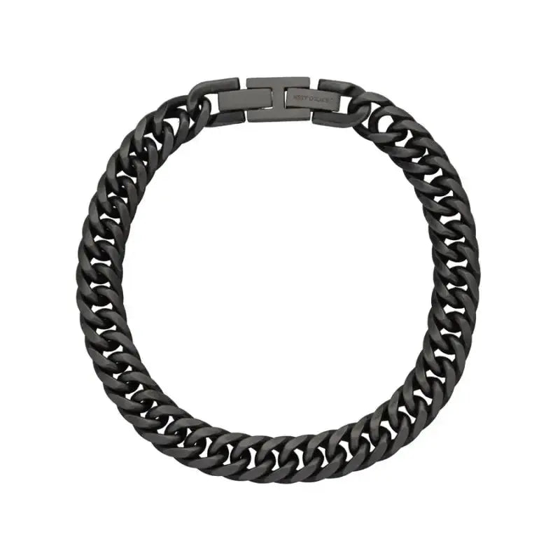 US POLO JW9210BR Men's Steel and Leather Bracelet