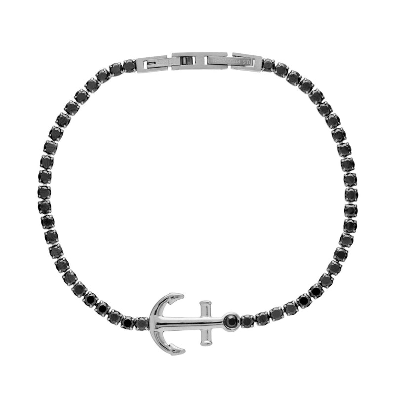 U.S. POLO JW9336BR Ανδρικό Βραχιόλι Από Ανοξείδωτο Ατσάλι με Άγκυρα