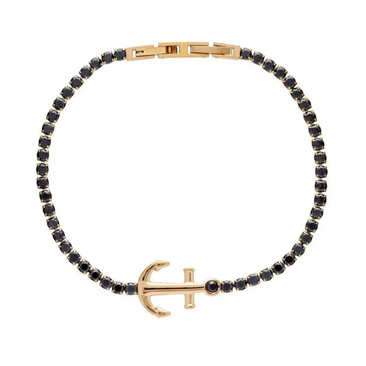 U.S. POLO JW9337BR Ανδρικό Βραχιόλι Από Επιχρυσωμένο Ατσάλι με Άγκυρα