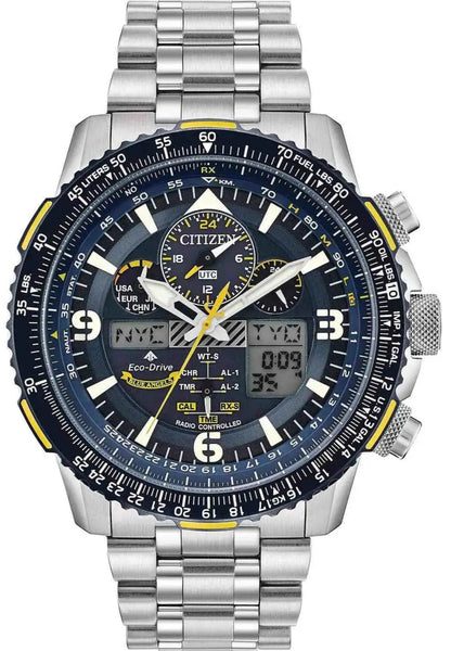 Citizen JY8078-52L Eco-Drive Skyhawk A-T RadioControlled Stainless Steel Bracelet