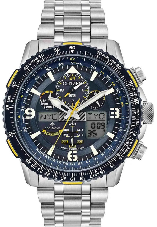 Citizen JY8078-52L Eco-Drive Skyhawk A-T RadioControlled Stainless Steel Bracelet