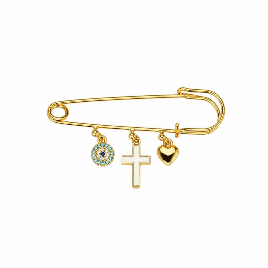 BC31004 Baby Headband in Gold Plated Silver