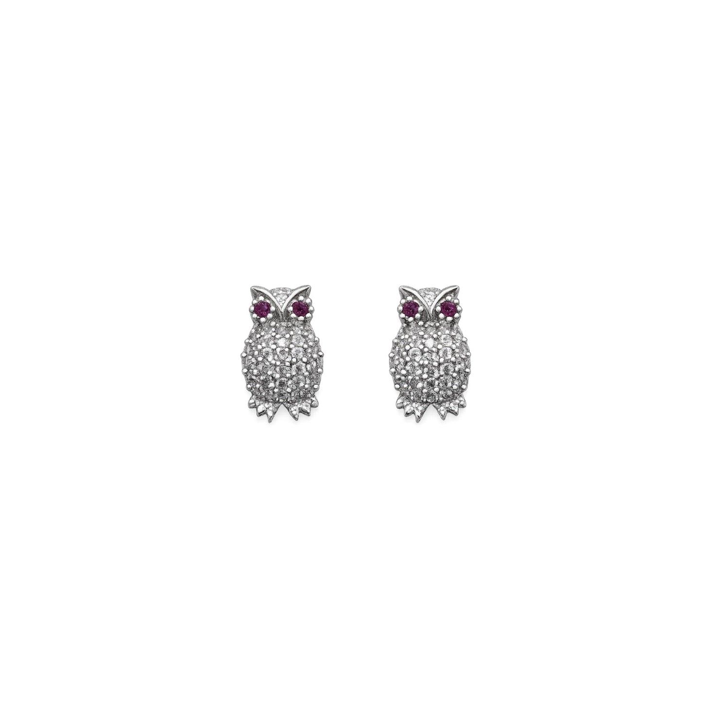 Earrings N02200G Steel Hoops with Multicolored Zirconia