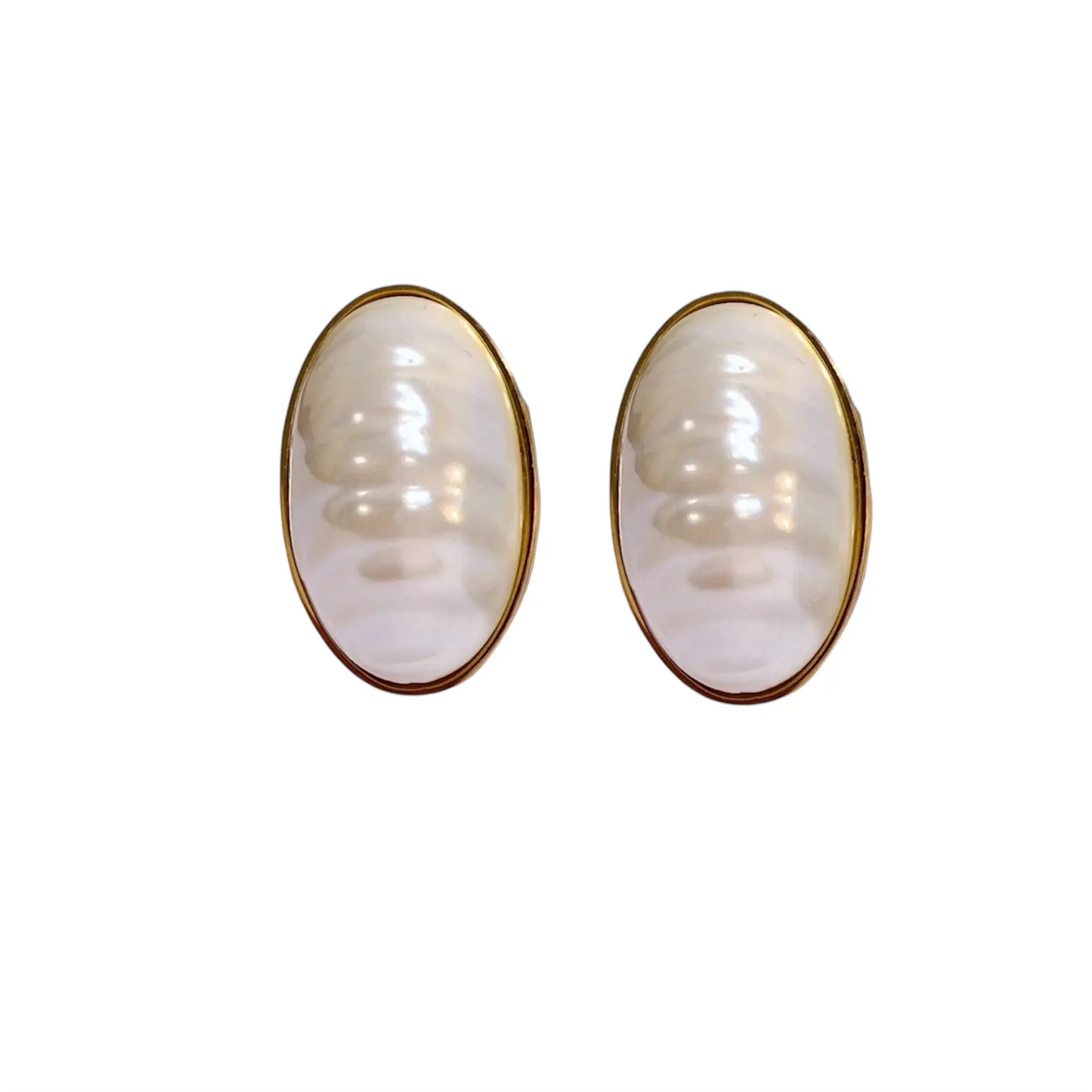 Earrings N02200G Steel Hoops with Multicolored Zirconia