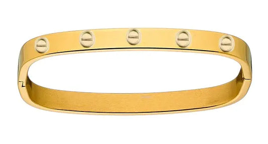 BR21810 Steel Handcuff Bracelet