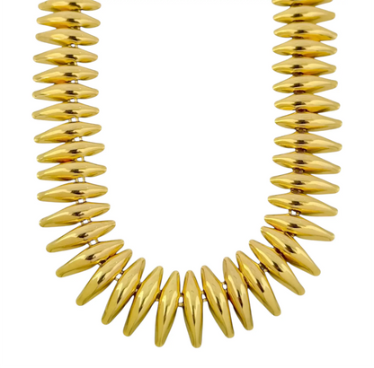 Κολιέ KB404G Choker Από Επιχρυσωμένο Ανοξείδωτο Ατσάλι