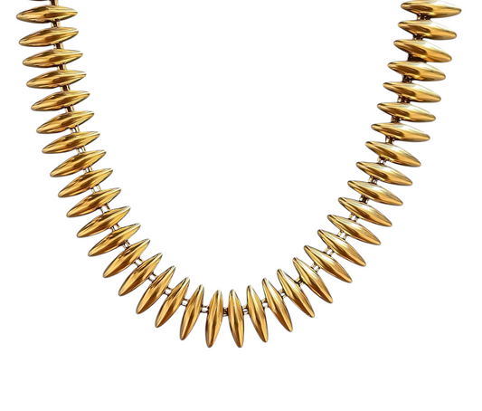 Κολιέ KB404G Choker Από Επιχρυσωμένο Ανοξείδωτο Ατσάλι