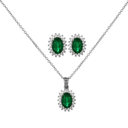 Necklace 9W-KD001-2 Rose Gold Plated Silver with Pearl