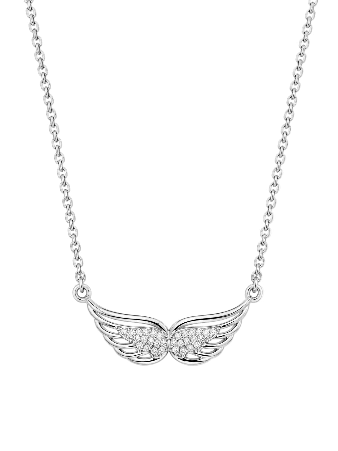 Necklace 9W-KD001-2 Rose Gold Plated Silver with Pearl