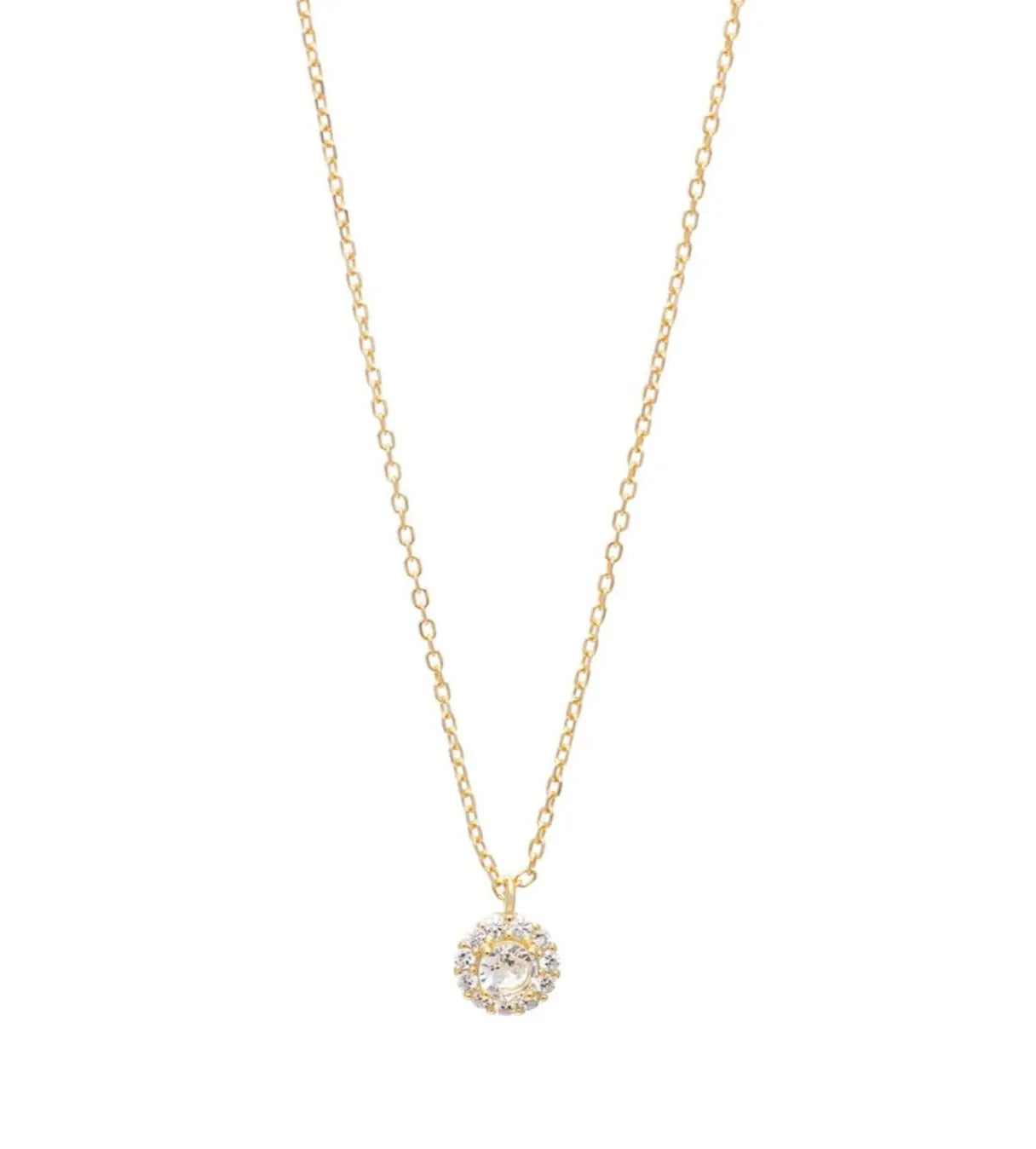 KD064-3 Mom Necklace with Gold Plated Silver Chain