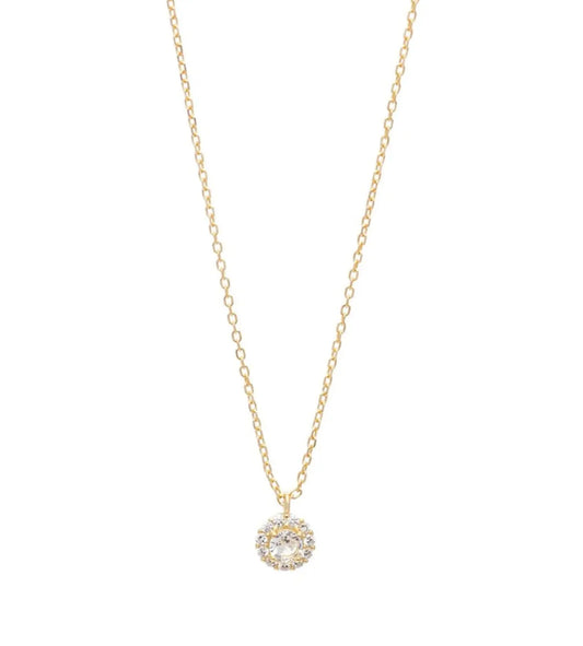 KD064-3 Mom Necklace with Gold Plated Silver Chain