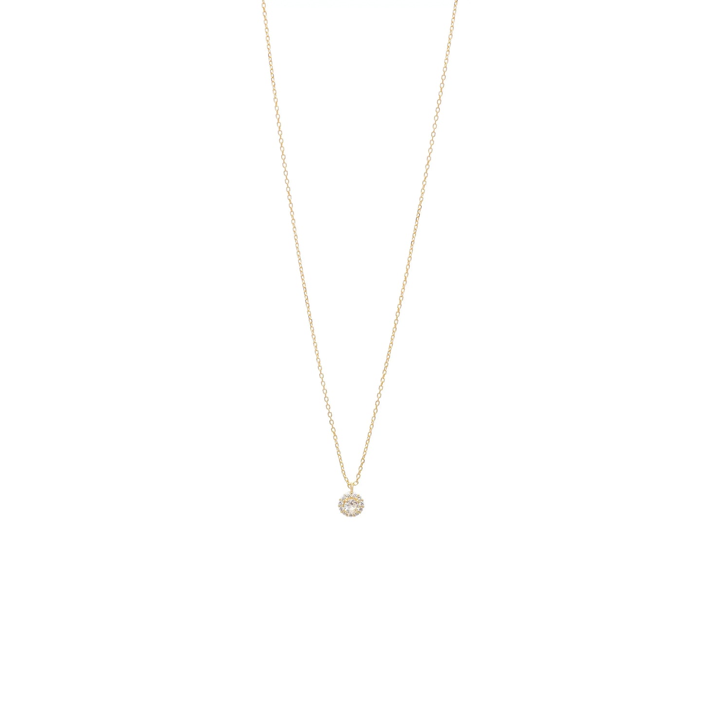 KD064-3 Mom Necklace with Gold Plated Silver Chain