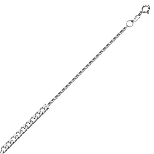 Neck Chain PAL20W K14 White Gold 45cm