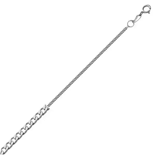 Neck Chain PAL20W K14 White Gold 45cm
