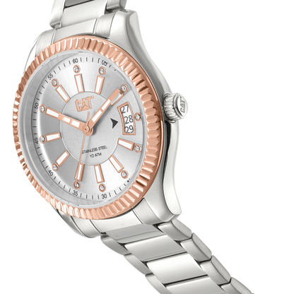 CATERPILLAR L734111229 Ray Lady Silver Stainless Steel Bracelet