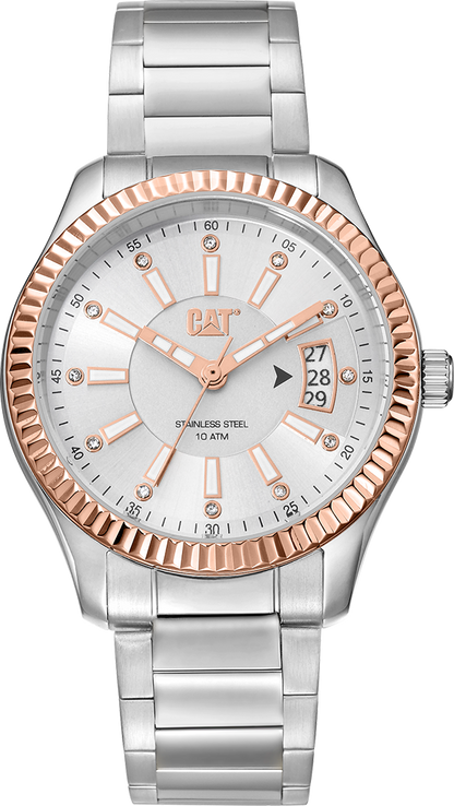 CATERPILLAR L734111229 Ray Lady Silver Stainless Steel Bracelet