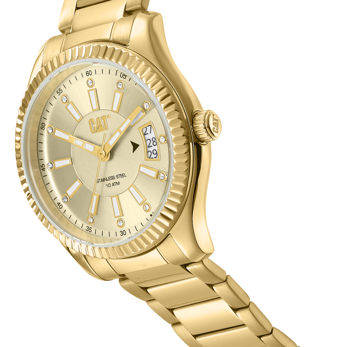 CATERPILLAR L738118828 Ray Lady Gold Stainless Steel Bracelet