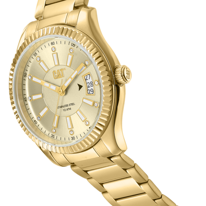 CATERPILLAR L738118828 Ray Lady Gold Stainless Steel Bracelet