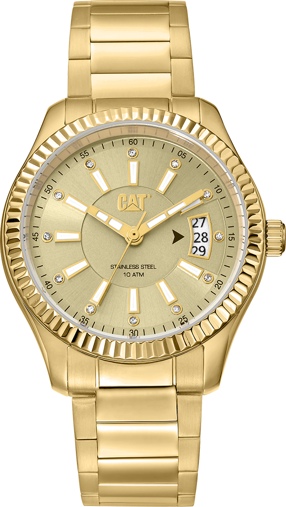 CATERPILLAR L738118828 Ray Lady Gold Stainless Steel Bracelet