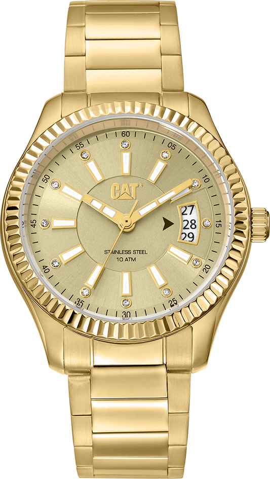 CATERPILLAR L738118828 Ray Lady Gold Stainless Steel Bracelet