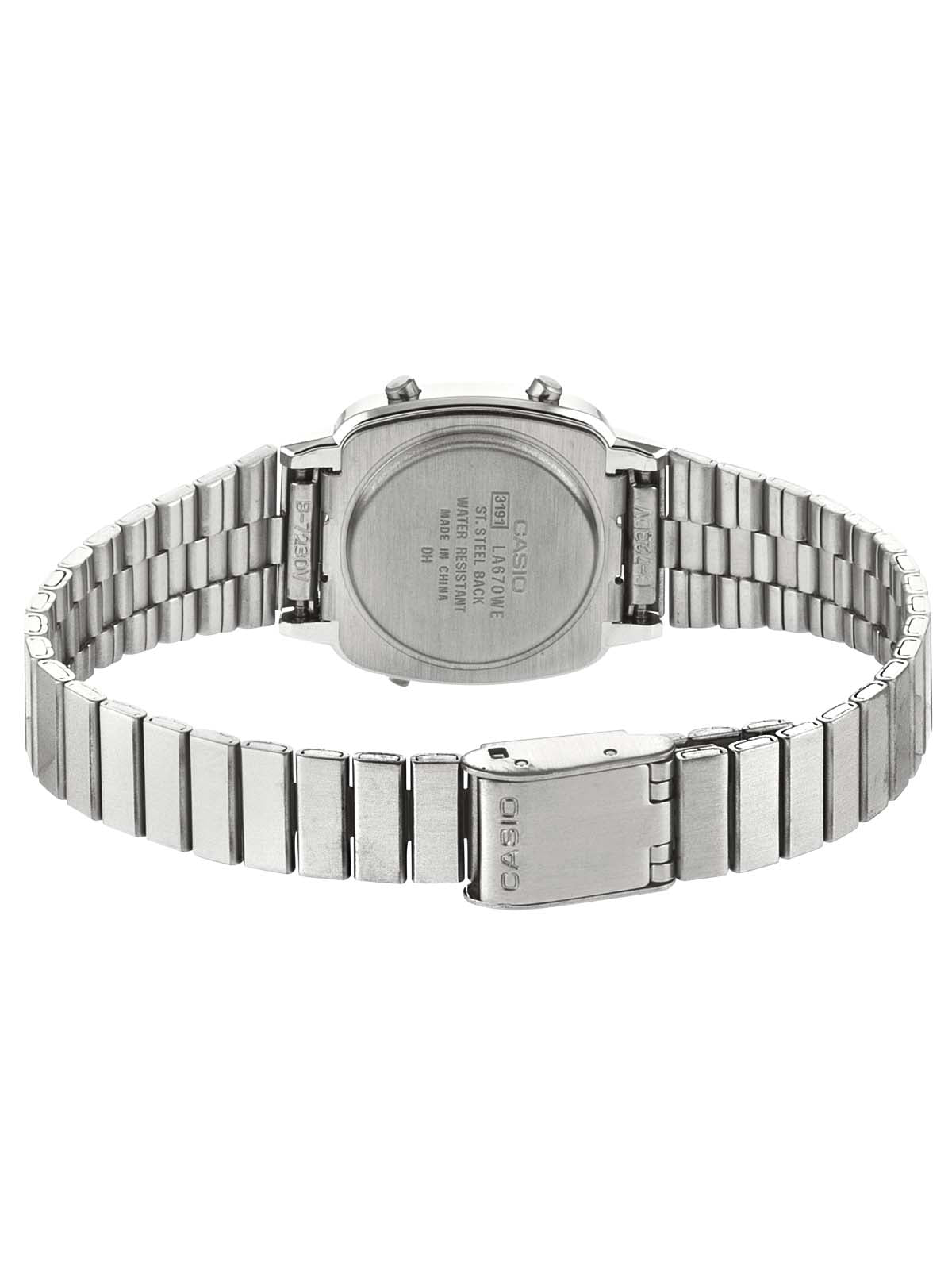 CASIO LA-670WEA-1EF Vintage Stainless Steel Bracelet