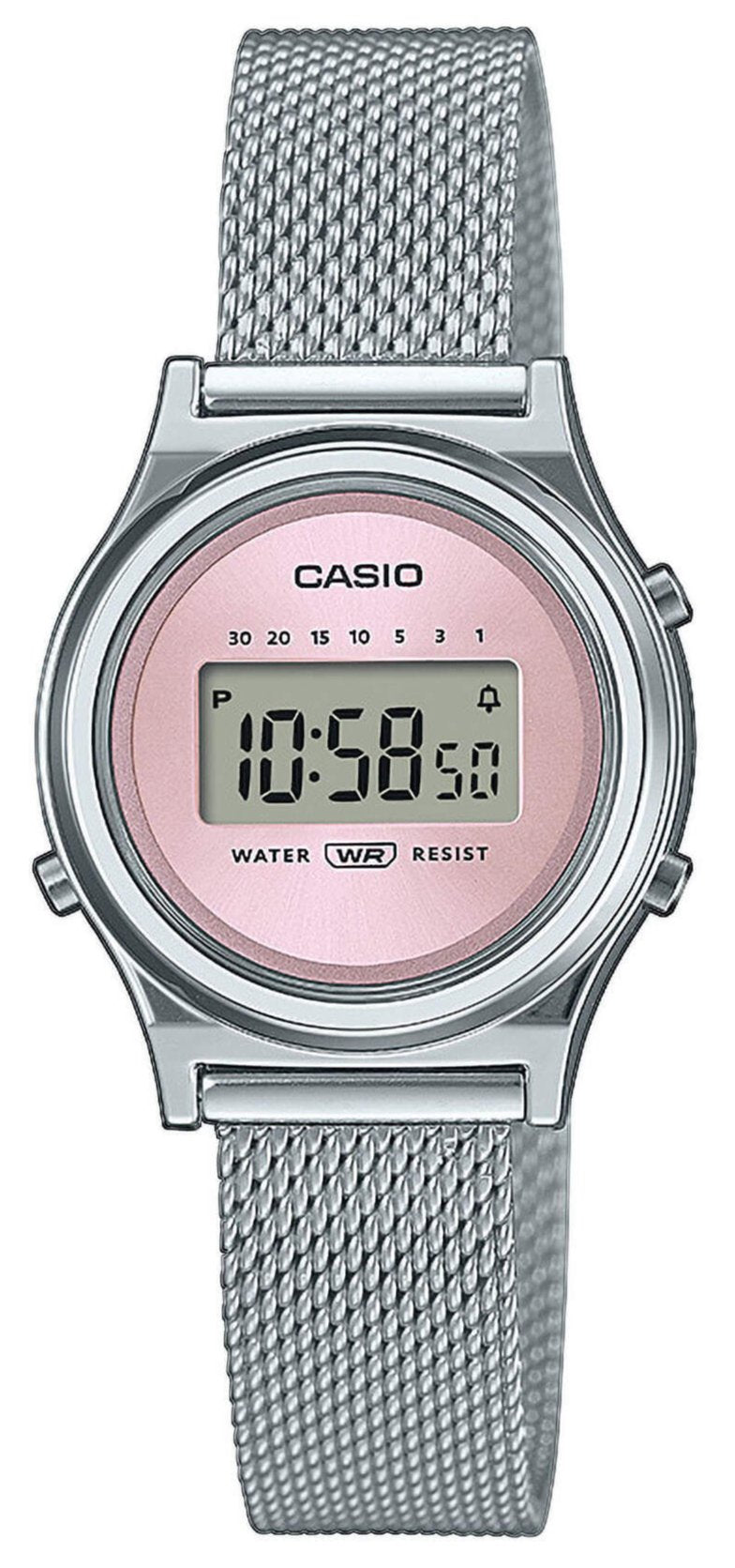 CASIO LA-700WEM-4AEF Digital Stainless Steel Bracelet