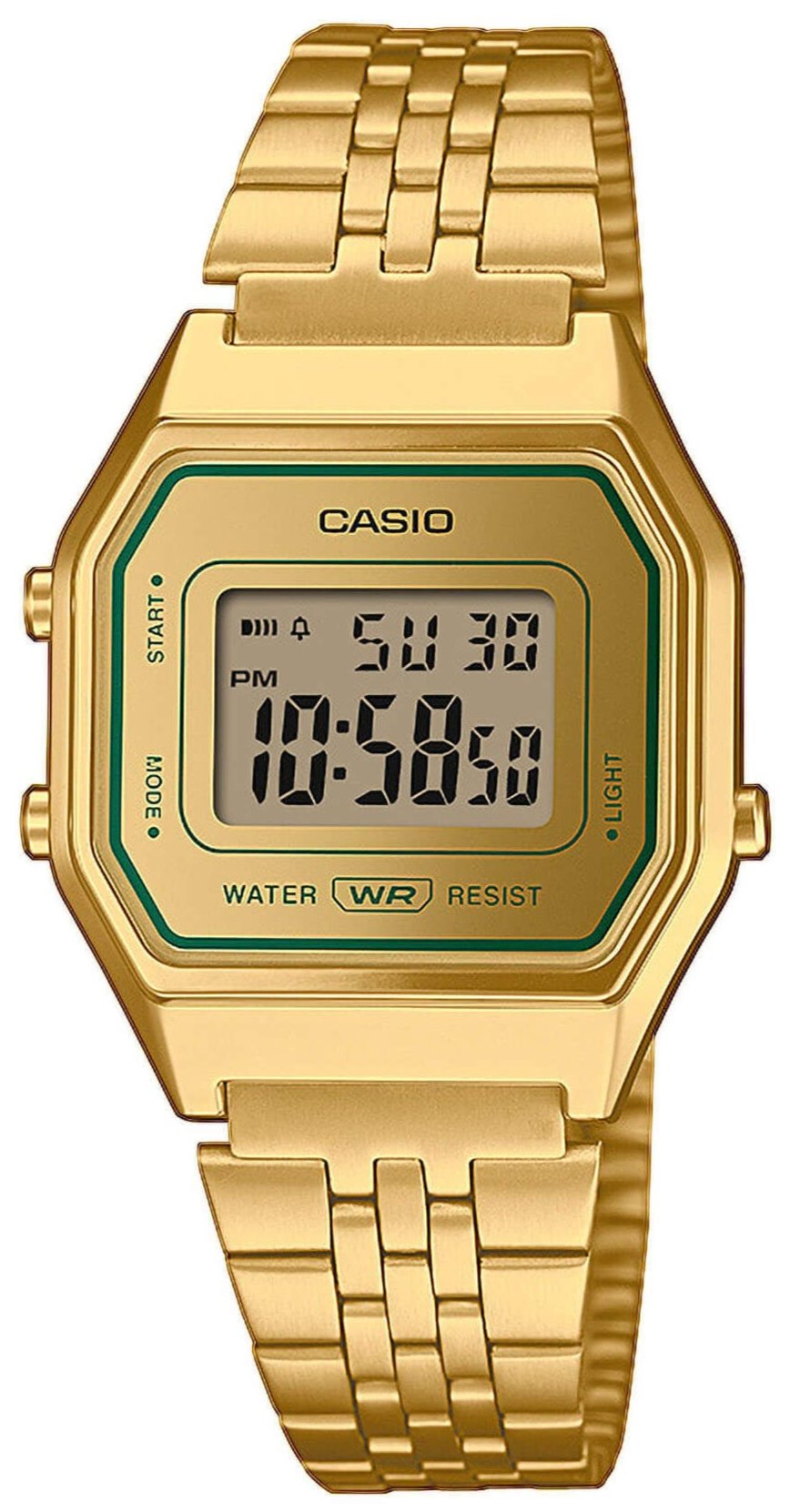 CASIO LA-680WEGV-9AEF Digital Gold Stainless Steel Bracelet