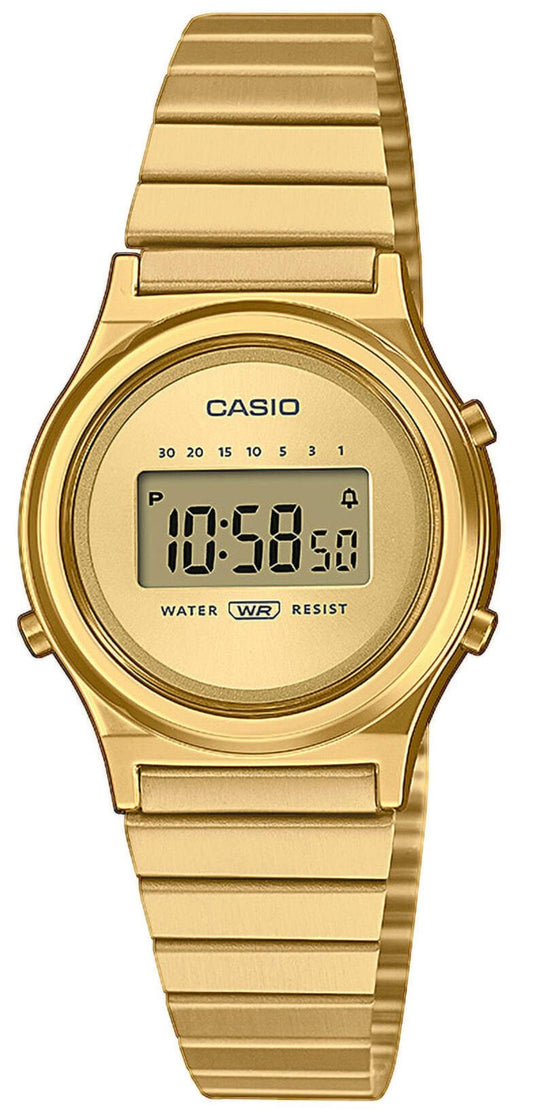 CASIO LA-700WEG-9AEF Digital Gold Stainless Steel Bracelet